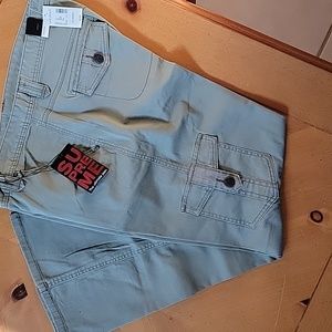 NWT Lane Bryant cargo jeans, olive green, 31 1/2 inches inseam